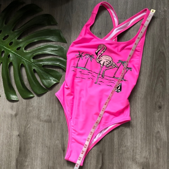 Volcom• Fresh Ink One Piece Electric Pink - Picture 9 of 13